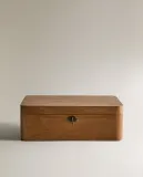 Zara Home Шкатулка из дерева, цвет коричневый, 30 см · 7169/452 — фото 4