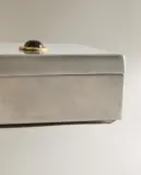 Zara Home Коробка для хранения из нержавеющей стали, цвет серебристый, 10.5 см — фото 3