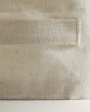 Zara Home Корзина изо льна, цвет бежевый, 13.5 см — фото 4