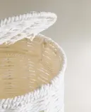 Zara Home Корзина из металла, цвет белый, 31 см — фото 4