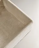 Zara Home Корзина из металла, цвет бежевый, 20 см — фото 3