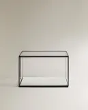 Zara Home Шкатулка из стекла, цвет чёрный, 22 см — фото 7