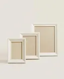 Zara Home Фоторамка из стекла, цвет белый, 19 см · 7367/045 — фото 6