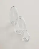 Zara Home Ваза из стекла, цвет прозрачный, 6.2 см — фото 1