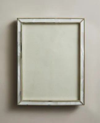Zara Home Фоторамка из стекла, цвет белый, 19 см · 4375/045