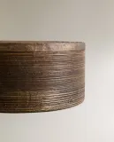 Zara Home Коробка для хранения из дерева, цвет коричневый, 16 см — фото 8