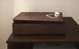 Zara Home Коробка для хранения из дерева, цвет коричневый, 25.5 см — фото 1