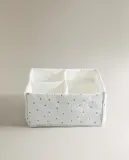 Zara Home Корзина из хлопка, цвет бежевый, 30 см — фото 5