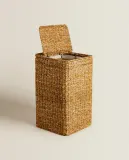 Zara Home Корзина из хлопка, цвет бежевый, 55 см — фото 4