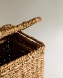 Zara Home Корзина из морской травы, цвет бежевый, 30 см · 3589/049 — фото 2