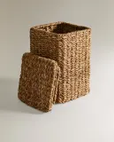 Zara Home Корзина из морской травы, цвет бежевый, 30 см · 3589/049 — фото 5