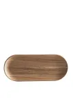 Zara Home Поднос из дерева, цвет бежевый, 23 см — фото 3
