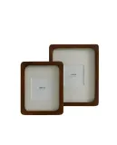 Zara Home Фоторамка из дерева, цвет коричневый, 22.5 см — фото 7