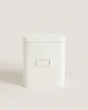 Zara Home Коробка для хранения из металла, цвет кремовый, 20.5 см — фото 7