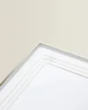 Zara Home Фоторамка из стекла, цвет серебристый, 26 см — фото 2