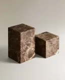 Zara Home Держатель для книг из мрамора, цвет коричневый, 9.1 см — фото 7