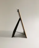 Zara Home Фоторамка из стекла, цвет золотой, 19.4 см — фото 7