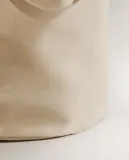 Zara Home Корзина из хлопка, цвет бежевый, 47 см — фото 8