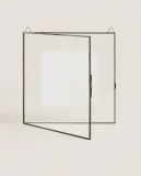 Zara Home Фоторамка из стекла, цвет чёрный, 25 см · 4369/045 — фото 4