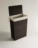Zara Home Корзина из металла, цвет бежевый, 55 см — фото 2