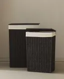 Zara Home Корзина из металла, цвет бежевый, 55 см — фото 4