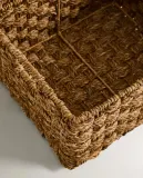Zara Home Корзина из морской травы, цвет бежевый, 33 см — фото 6