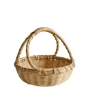 Zara Home Корзина из бамбука, цвет бежевый, 23 см — фото 7