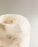 Zara Home Подсвечник из алебастра, цвет белый, 11 см — фото 4
