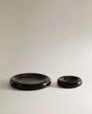 Zara Home Поднос из керамики, цвет коричневый, 16 см — фото 7