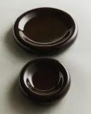 Zara Home Поднос из керамики, цвет коричневый, 16 см — фото 8