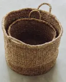 Zara Home Корзина из морской травы, цвет коричневый, 40 см · 2130/049 — фото 1