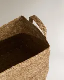 Zara Home Корзина из морской травы, цвет бежевый, 40 см — фото 2
