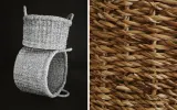 Zara Home Корзина из морской травы, цвет коричневый, 25 см — фото 1