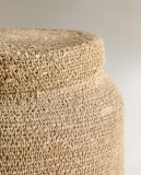 Zara Home Корзина из морской травы, цвет бежевый, 34 см — фото 5