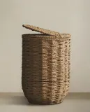 Zara Home Корзина из металла, цвет бежевый, 31 см — фото 1