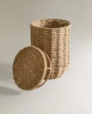 Zara Home Корзина из металла, цвет бежевый, 31 см — фото 8