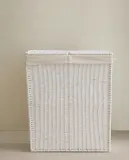 Zara Home Корзина из металла, цвет бежевый, 64 см — фото 1