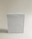 Zara Home Корзина из металла, цвет бежевый, 64 см — фото 4
