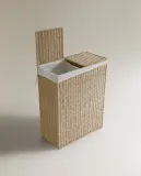 Zara Home Корзина из металла, цвет бежевый, 64 см — фото 8