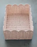 Zara Home Корзина из плетёной бумаги, цвет бежевый, 24 см — фото 8