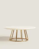 Zara Home Подсвечник из нержавеющей стали, цвет золотой, 12.5 см — фото 8