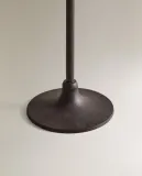 Zara Home Подсвечник из латуни, цвет чёрный, 23 см — фото 8