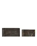 Zara Home Поднос из мрамора, цвет коричневый, 20 см — фото 4