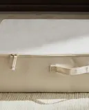 Zara Home Коробка для хранения из хлопка, цвет бежевый, 70 см — фото 7