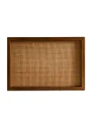 Zara Home Поднос из дерева, цвет коричневый, 32 см — фото 4