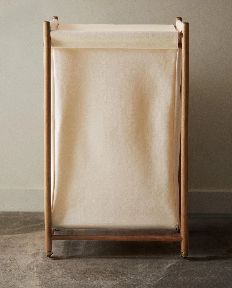 Zara Home Корзина из дерева, цвет коричневый, 72 см