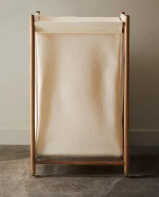 Zara Home Корзина из дерева, цвет коричневый, 72 см