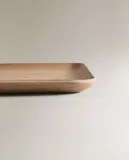 Zara Home Поднос из дерева, цвет бежевый, 33.5 см — фото 7