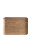 Zara Home Поднос из дерева, цвет бежевый, 33.5 см — фото 8