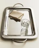 Zara Home Поднос из нержавеющей стали, 25.5 см — фото 1